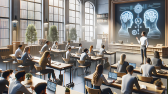 AI generated picture of the classroom