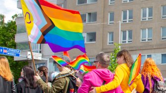 Pride-kulkue Lahdessa.