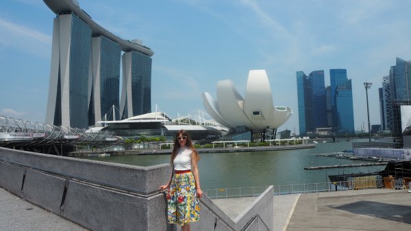Veranika opiskelija Singaporessa