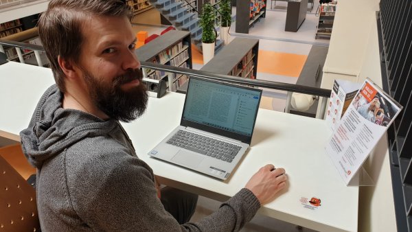 Verkkokampuksen opiskelija Seppo Kekola