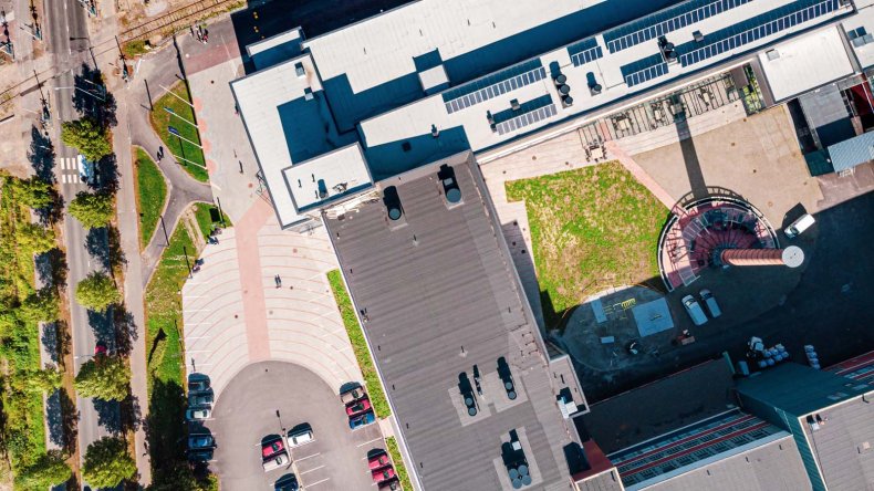 Lahti Campus from air