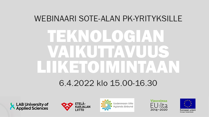 Teknologian vaikuttavuus liiketoimintaan -webinaari