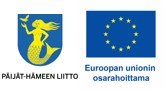 EUn lippu ja Päijät-Hämeen vaakuna