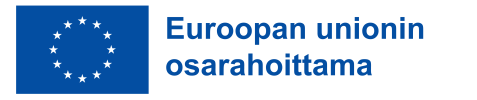 Euroopan unionin osarahoittama logo