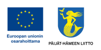 EU lipputunnus ja Päijät-Hämeen liiton logo